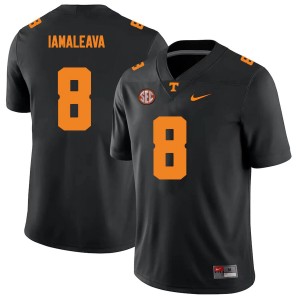 Men's Nico Iamaleava Black Tennessee Volunteers #8 Stitched Jersey