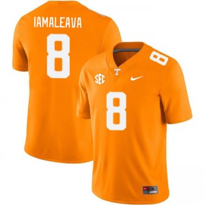 Men's Nico Iamaleava Orange Tennessee Vols #8 High School Jersey