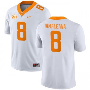 Mens Nico Iamaleava White UT #8 Alumni Jersey