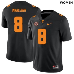 Womens Nico Iamaleava Black Tennessee Volunteers #8 Limited Jersey